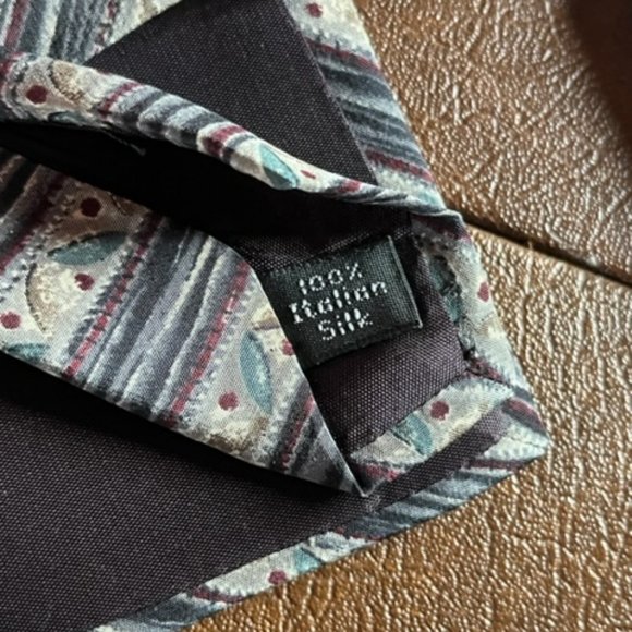 Ties (2) - Men's - 100% Silk - Watercolor look - Picture 5 of 5